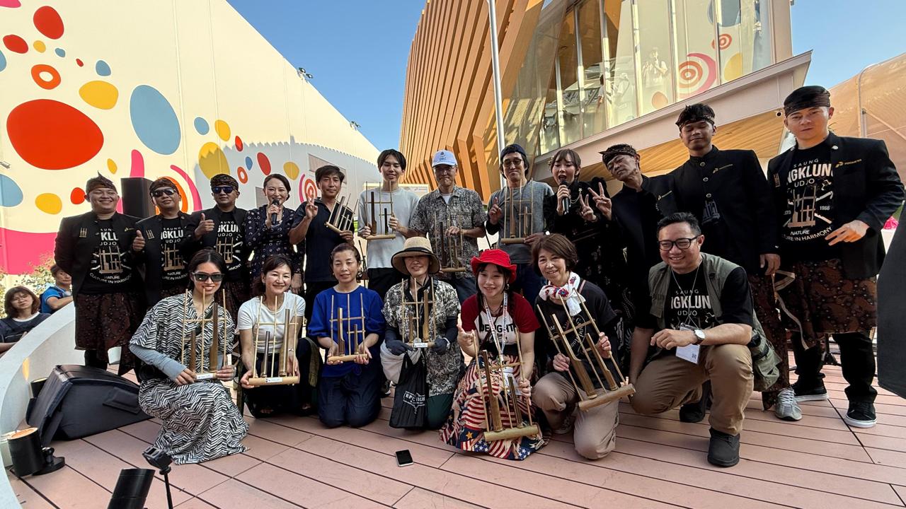 Pertamina Patra Niaga Lestarikan Budaya Nusantara, Bawa Musik Angklung ke Osaka Jepang